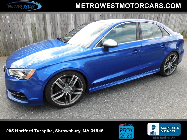 Used 2015 Audi S3 2.0T Prestige Quattro Used 2015 Audi S3 2.0T Prestige Quattro for sale  at Metro West Motorcars LLC in Shrewsbury MA 1