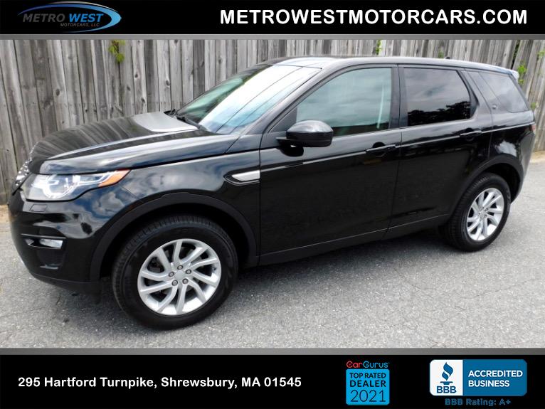 Used 2016 Land Rover Discovery Sport HSE Used 2016 Land Rover Discovery Sport HSE for sale at Metro West Motorcars LLC in Shrewsbury MA 1