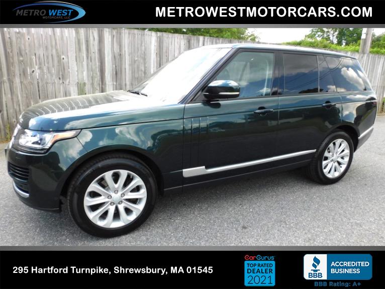 Used 2017 Land Rover Range Rover HSE Td6 Diesel Used 2017 Land Rover Range Rover HSE Td6 Diesel for sale  at Metro West Motorcars LLC in Shrewsbury MA 1