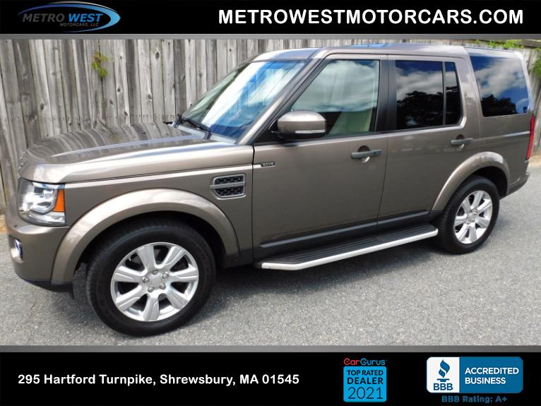 Used Used 2015 Land Rover Lr4 HSE for sale $27,800 at Metro West Motorcars LLC in Shrewsbury MA