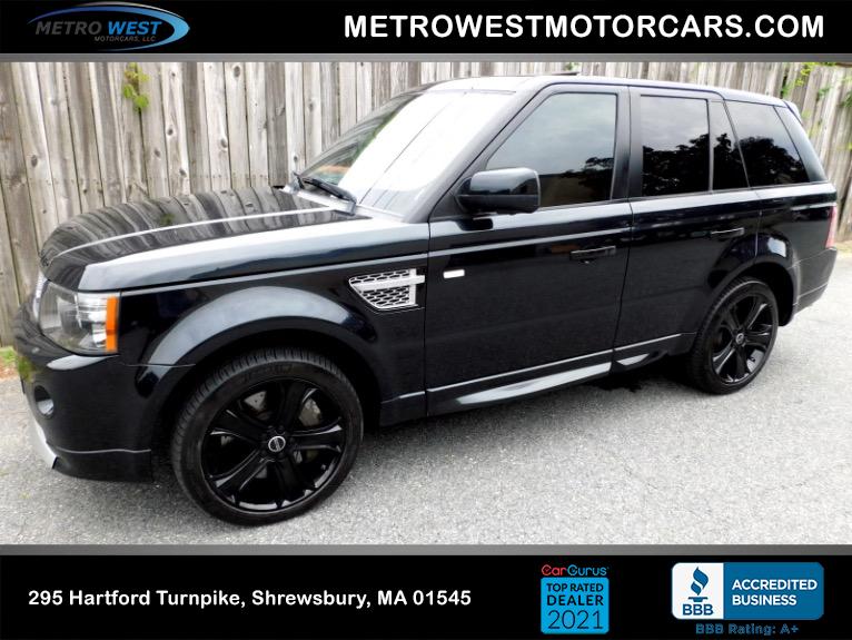 Used 2012 Land Rover Range Rover Sport SC Autobiography Used 2012 Land Rover Range Rover Sport SC Autobiography for sale  at Metro West Motorcars LLC in Shrewsbury MA 1