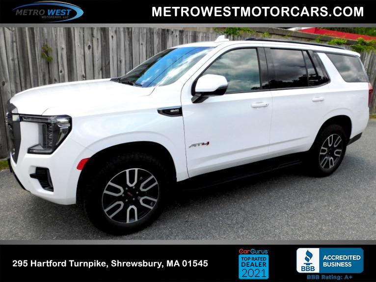 Used 2021 GMC Yukon 4WD AT4 Used 2021 GMC Yukon 4WD AT4 for sale at Metro West Motorcars LLC in Shrewsbury MA 1