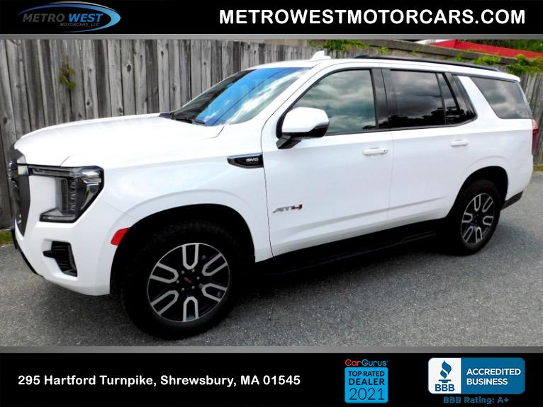 Used 2021 GMC Yukon 4WD AT4 Used 2021 GMC Yukon 4WD AT4 for sale  at Metro West Motorcars LLC in Shrewsbury MA 1