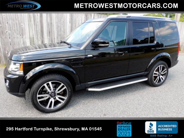 Used Used 2016 Land Rover Lr4 HSE LUX Landmark Edition for sale $29,800 at Metro West Motorcars LLC in Shrewsbury MA