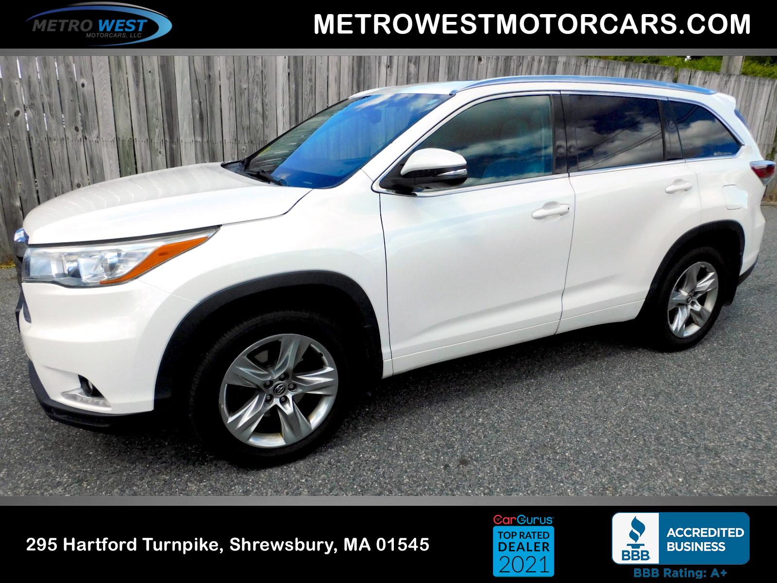 Used 2016 Toyota Highlander Limited V6 AWD For Sale (29,800) Metro