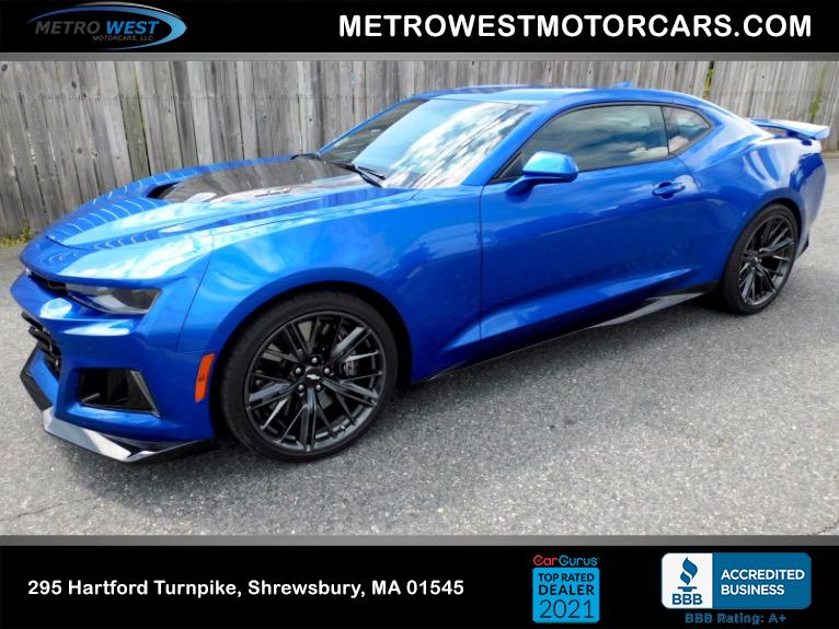 Used 2017 Chevrolet Camaro ZL1 Used 2017 Chevrolet Camaro ZL1 for sale at Metro West Motorcars LLC in Shrewsbury MA 1