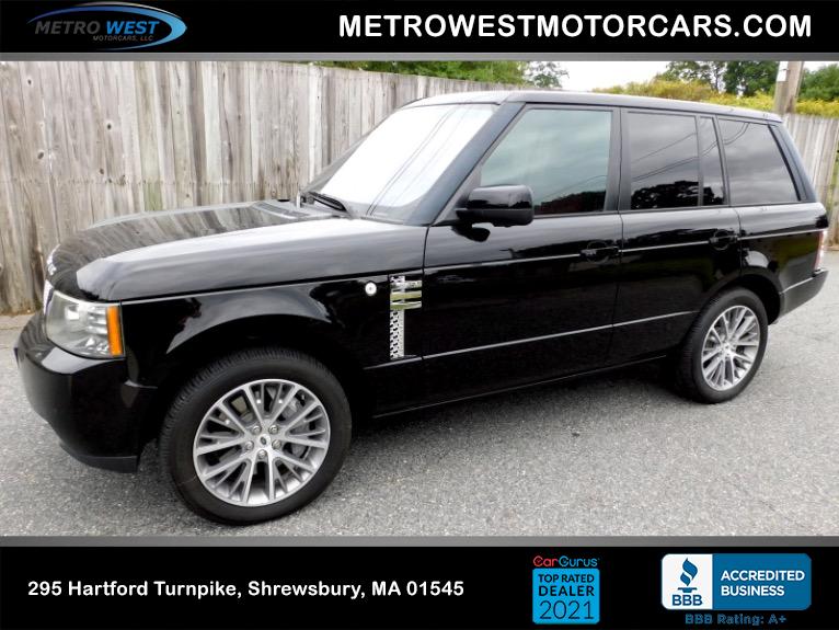Used 2011 Land Rover Range Rover Autobiography Used 2011 Land Rover Range Rover Autobiography for sale at Metro West Motorcars LLC in Shrewsbury MA 1
