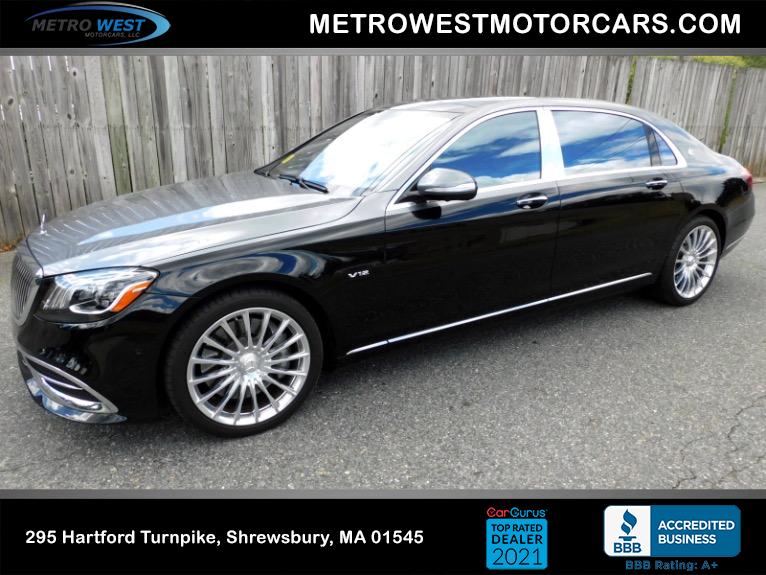Used 2020 Mercedes-Benz S-class Maybach S 650 Sedan Used 2020 Mercedes-Benz S-class Maybach S 650 Sedan for sale at Metro West Motorcars LLC in Shrewsbury MA 1
