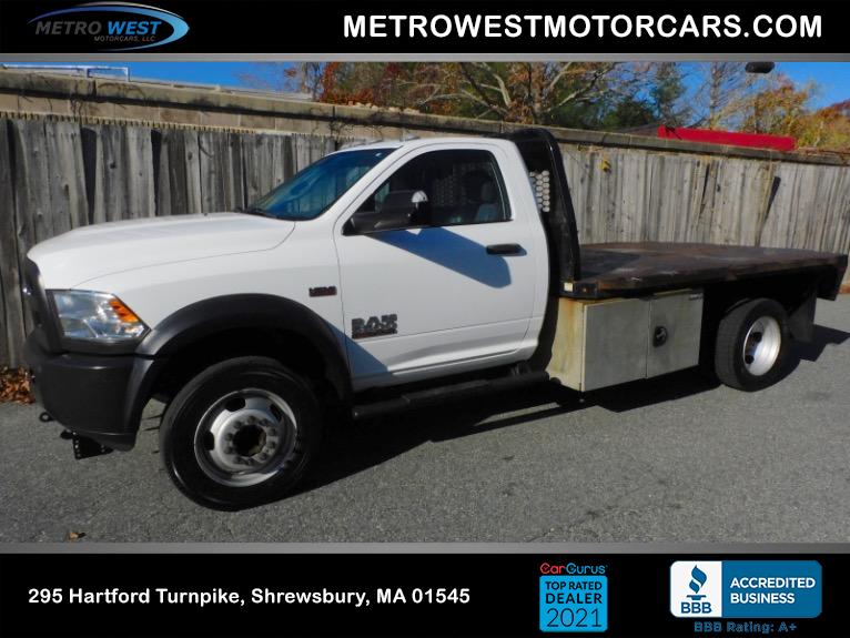 Used 2018 Ram 5500 Chassis Cab Tradesman 4x4 Reg Cab 84 Used 2018 Ram 5500 Chassis Cab Tradesman 4x4 Reg Cab 84 for sale at Metro West Motorcars LLC in Shrewsbury MA 1