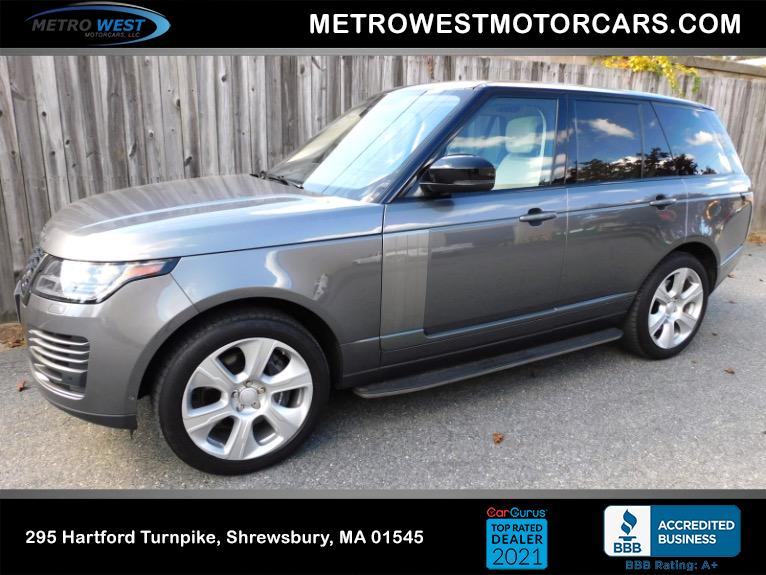 Used 2018 Land Rover Range Rover V6 Supercharged HSE Used 2018 Land Rover Range Rover V6 Supercharged HSE for sale  at Metro West Motorcars LLC in Shrewsbury MA 1