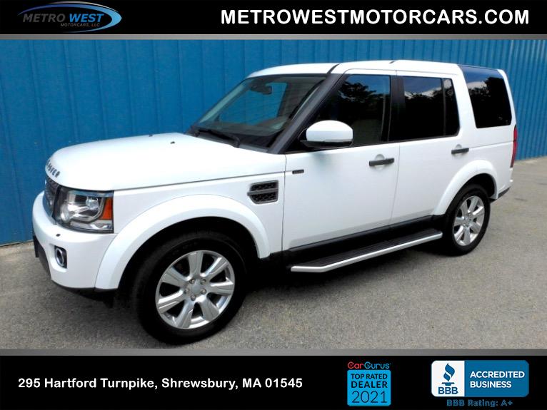 Used 2016 Land Rover Lr4 HSE Used 2016 Land Rover Lr4 HSE for sale  at Metro West Motorcars LLC in Shrewsbury MA 1