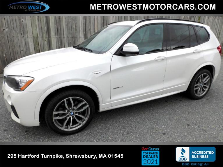 Used 2017 BMW X3 xDrive28i M Sport Used 2017 BMW X3 xDrive28i M Sport for sale  at Metro West Motorcars LLC in Shrewsbury MA 1