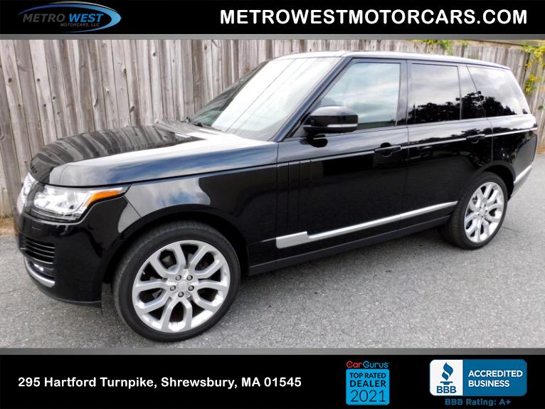 Used 2014 Land Rover Range Rover HSE Used 2014 Land Rover Range Rover HSE for sale at Metro West Motorcars LLC in Shrewsbury MA 1