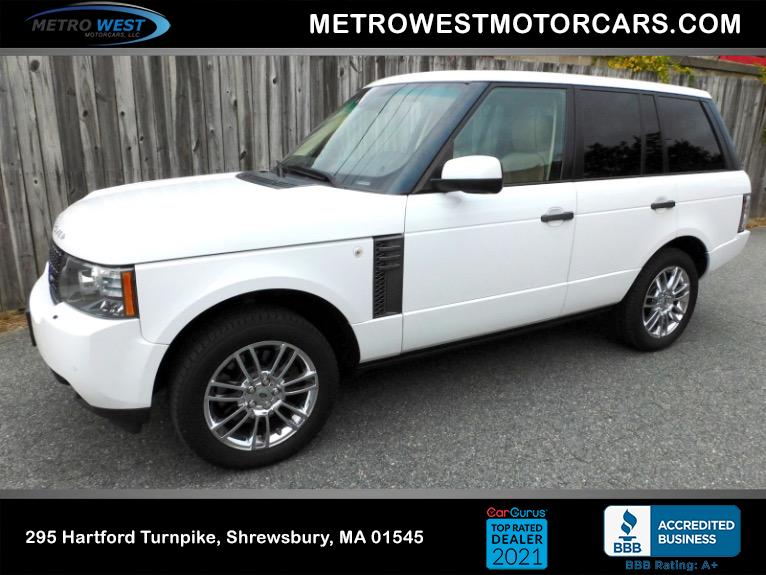 Used 2011 Land Rover Range Rover HSE Used 2011 Land Rover Range Rover HSE for sale  at Metro West Motorcars LLC in Shrewsbury MA 1