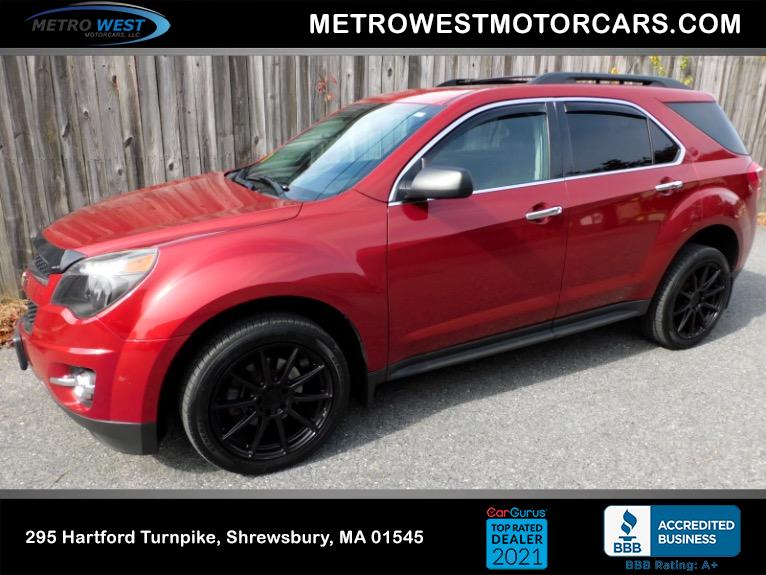 Used 2015 Chevrolet Equinox AWD LT w/2LT Used 2015 Chevrolet Equinox AWD LT w/2LT for sale at Metro West Motorcars LLC in Shrewsbury MA 1