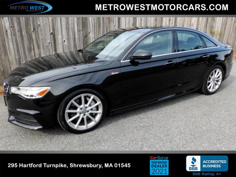 Used 2017 Audi A6 3.0 TFSI Premium Plus quattro AWD Used 2017 Audi A6 3.0 TFSI Premium Plus quattro AWD for sale  at Metro West Motorcars LLC in Shrewsbury MA 1