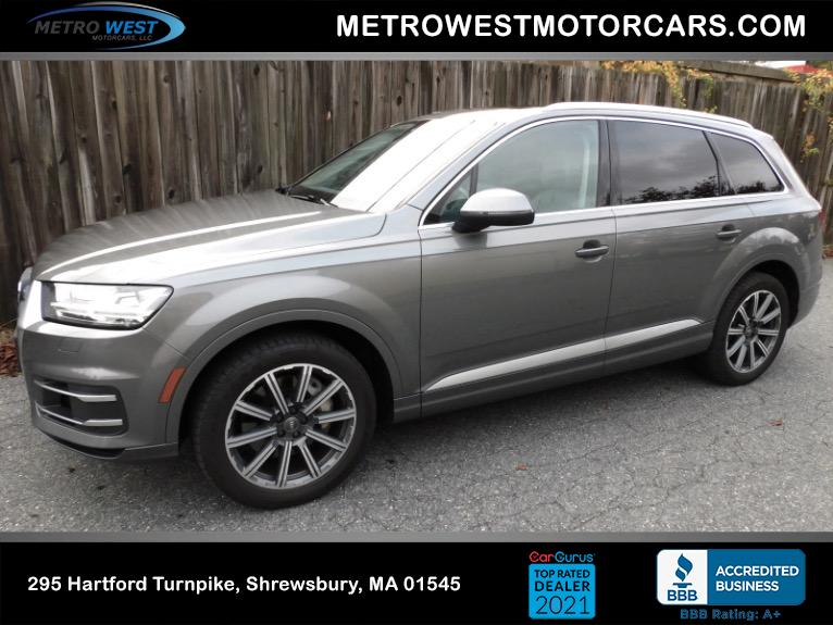 Used 2017 Audi Q7 3.0 TFSI Premium Plus Quattro Used 2017 Audi Q7 3.0 TFSI Premium Plus Quattro for sale at Metro West Motorcars LLC in Shrewsbury MA 1