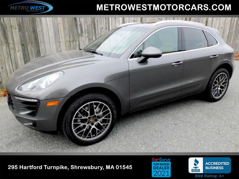 Used 2016 Porsche Macan S AWD Used 2016 Porsche Macan S AWD for sale at Metro West Motorcars LLC in Shrewsbury MA 1