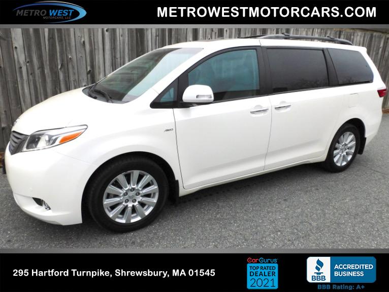 Used Used 2017 Toyota Sienna Limited Premium AWD 7-Passenger (Natl) for sale $29,800 at Metro West Motorcars LLC in Shrewsbury MA