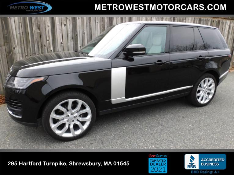 Used 2018 Land Rover Range Rover V6 Supercharged HSE Used 2018 Land Rover Range Rover V6 Supercharged HSE for sale  at Metro West Motorcars LLC in Shrewsbury MA 1