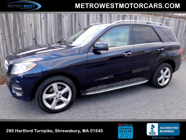 Used Used 2016 Mercedes-Benz Gle 350 4MATIC for sale $21,800 at Metro West Motorcars LLC in Shrewsbury MA
