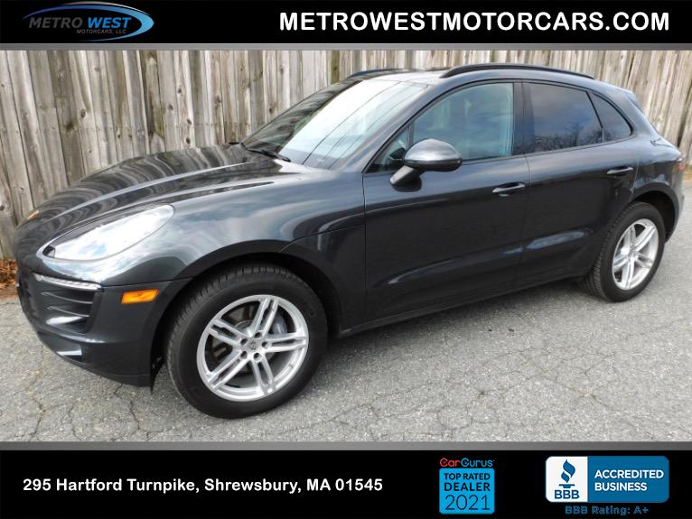 Used 2017 Porsche Macan AWD Used 2017 Porsche Macan AWD for sale at Metro West Motorcars LLC in Shrewsbury MA 1
