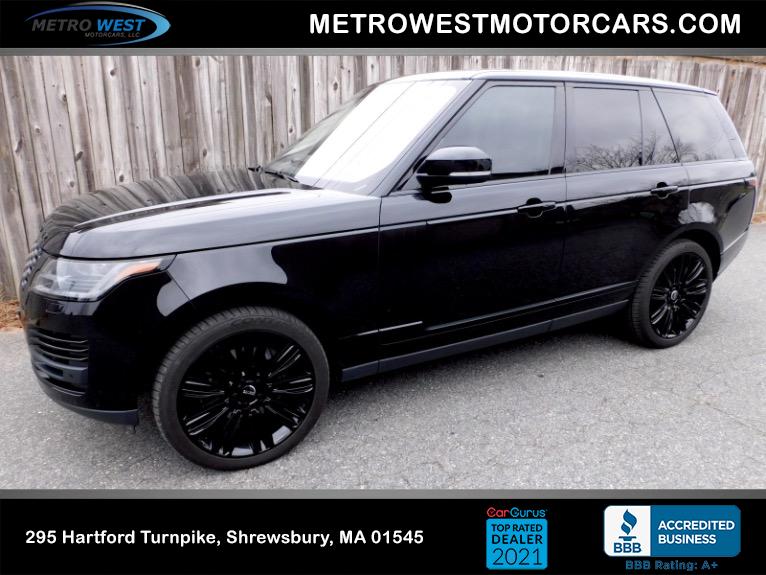 Used 2020 Land Rover Range Rover HSE P400 Used 2020 Land Rover Range Rover HSE P400 for sale  at Metro West Motorcars LLC in Shrewsbury MA 1