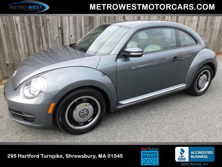 Used Used 2016 Volkswagen Beetle Coupe Auto 1.8T Classic for sale $19,800 at Metro West Motorcars LLC in Shrewsbury MA