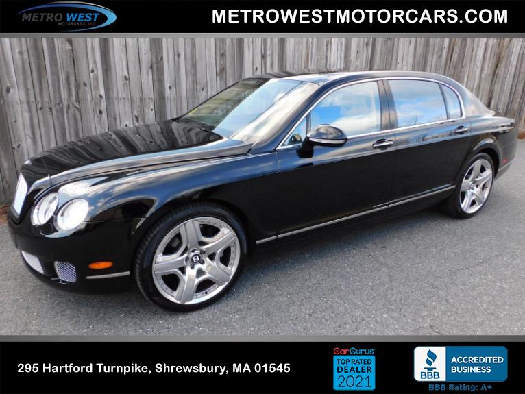 Used 2011 Bentley Continental Flying Spur Sedan Used 2011 Bentley Continental Flying Spur Sedan for sale at Metro West Motorcars LLC in Shrewsbury MA 1