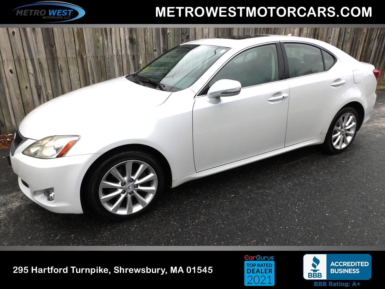 Used 2009 Lexus Is 250 AWD For Sale (9,800) Metro West Motorcars LLC Stock 030023