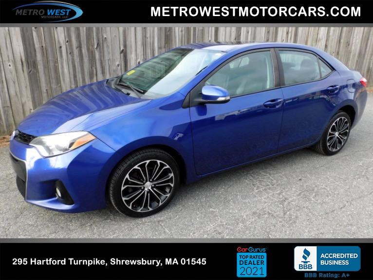 Used 2014 Toyota Corolla S Plus Used 2014 Toyota Corolla S Plus for sale  at Metro West Motorcars LLC in Shrewsbury MA 1