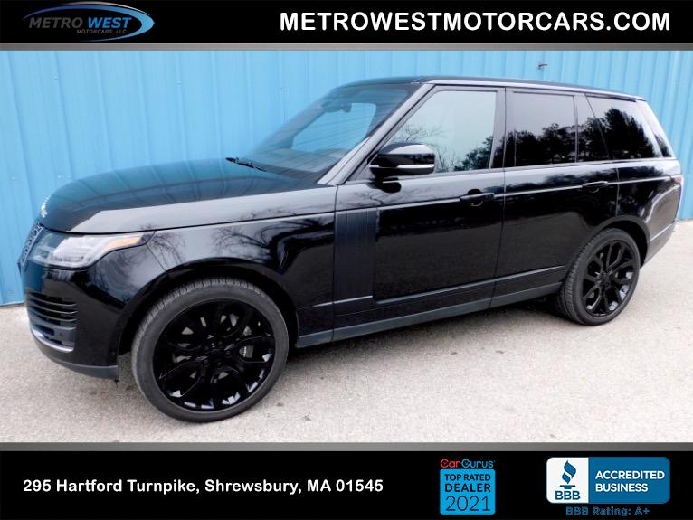 Used 2020 Land Rover Range Rover HSE P400 Used 2020 Land Rover Range Rover HSE P400 for sale at Metro West Motorcars LLC in Shrewsbury MA 1