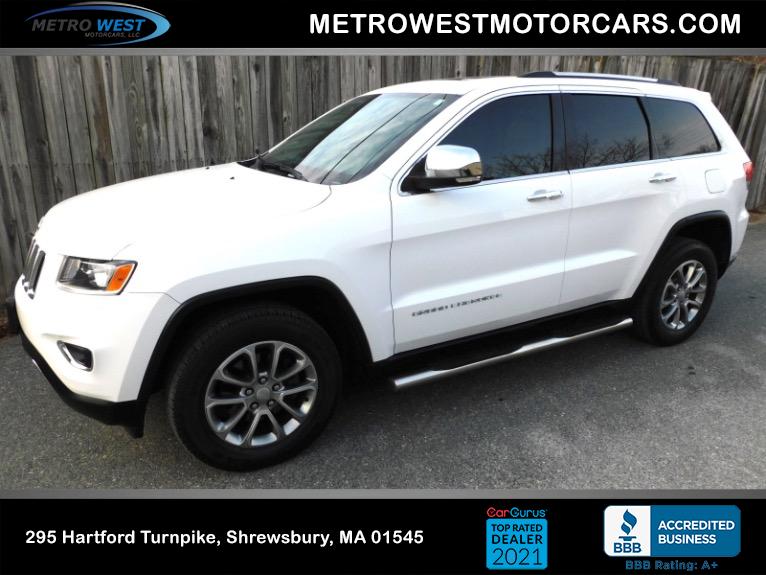 Used 2015 Jeep Grand Cherokee Limited 4WD Used 2015 Jeep Grand Cherokee Limited 4WD for sale  at Metro West Motorcars LLC in Shrewsbury MA 1