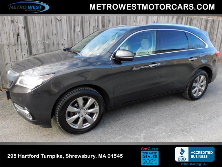 Used 2016 Acura Mdx SH-AWD w/Advance Used 2016 Acura Mdx SH-AWD w/Advance for sale at Metro West Motorcars LLC in Shrewsbury MA 1