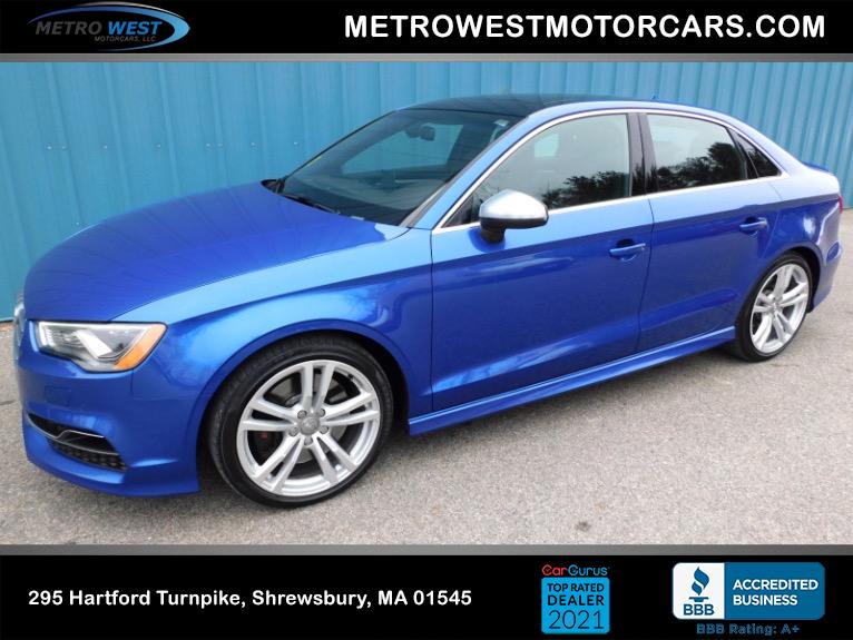 Used 2016 Audi S3 Premium Plus Quattro Used 2016 Audi S3 Premium Plus Quattro for sale at Metro West Motorcars LLC in Shrewsbury MA 1