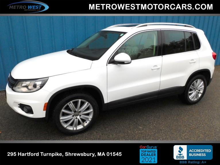 Used 2016 Volkswagen Tiguan SE 4MOTION Used 2016 Volkswagen Tiguan SE 4MOTION for sale  at Metro West Motorcars LLC in Shrewsbury MA 1