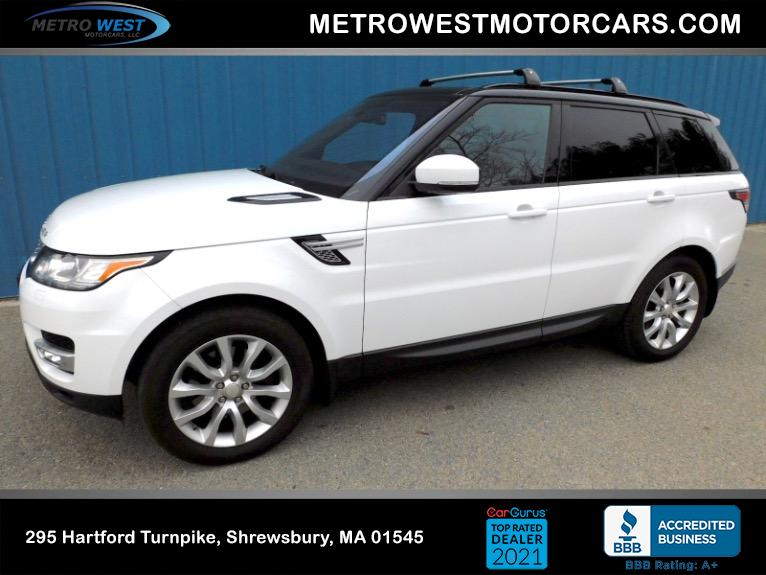 Used 2016 Land Rover Range Rover Sport HSE Td6 Diesel Used 2016 Land Rover Range Rover Sport HSE Td6 Diesel for sale at Metro West Motorcars LLC in Shrewsbury MA 1
