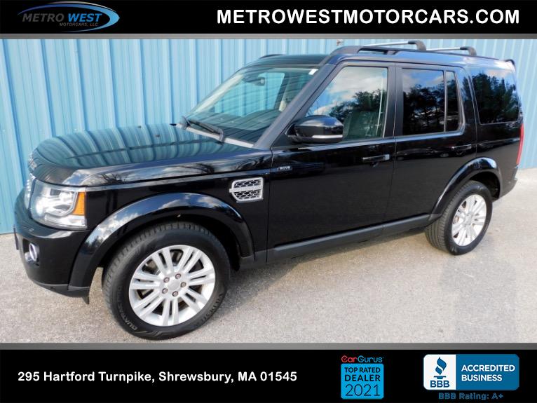 Used 2014 Land Rover Lr4 HSE LUX Used 2014 Land Rover Lr4 HSE LUX for sale at Metro West Motorcars LLC in Shrewsbury MA 1