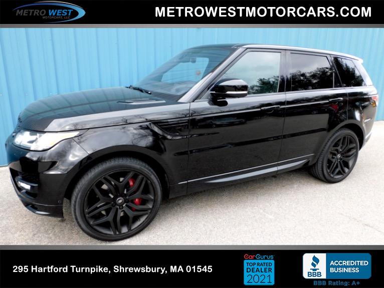 Used 2017 Land Rover Range Rover Sport HSE Dynamic Used 2017 Land Rover Range Rover Sport HSE Dynamic for sale at Metro West Motorcars LLC in Shrewsbury MA 1