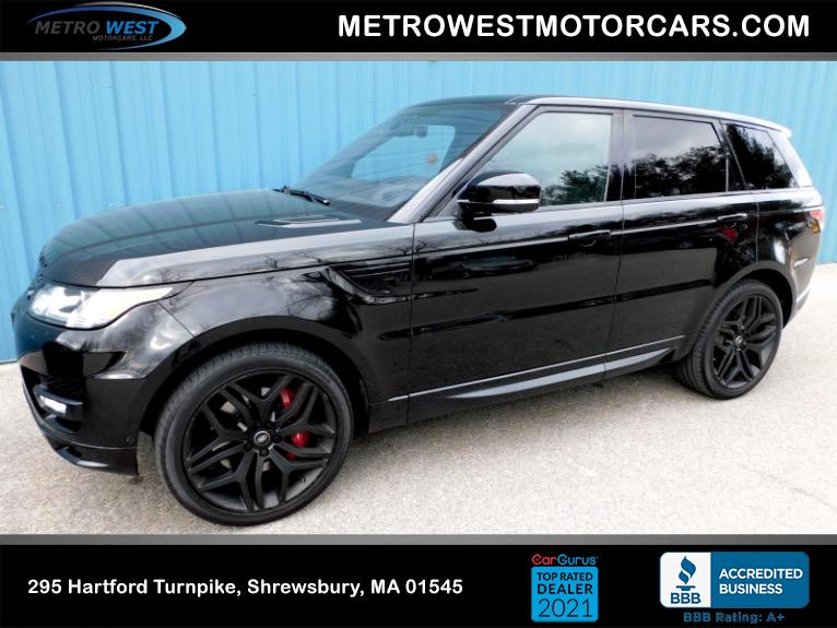 Used 2017 Land Rover Range Rover Sport HSE Dynamic Used 2017 Land Rover Range Rover Sport HSE Dynamic for sale  at Metro West Motorcars LLC in Shrewsbury MA 1