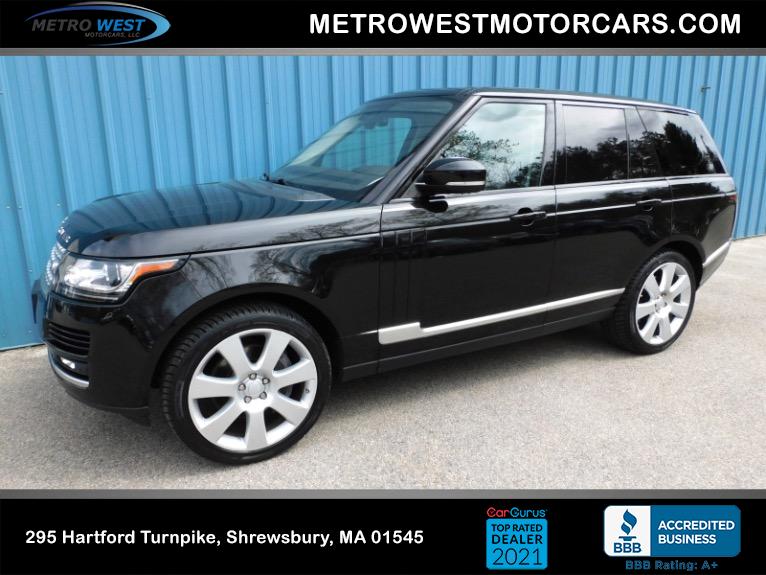 Used 2013 Land Rover Range Rover Supercharged Used 2013 Land Rover Range Rover Supercharged for sale  at Metro West Motorcars LLC in Shrewsbury MA 1