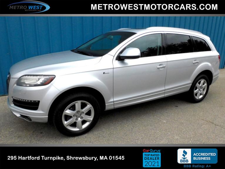 Used 2015 Audi Q7 3.0T Premium Quattro Used 2015 Audi Q7 3.0T Premium Quattro for sale  at Metro West Motorcars LLC in Shrewsbury MA 1