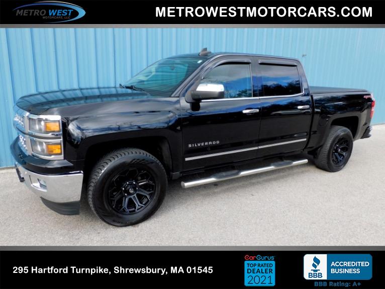 Used 2015 Chevrolet Silverado 1500 4WD Crew Cab 143 LTZ w/1LZ Used 2015 Chevrolet Silverado 1500 4WD Crew Cab 143 LTZ w/1LZ for sale at Metro West Motorcars LLC in Shrewsbury MA 1