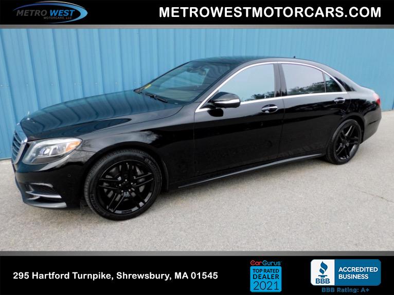 Used Used 2015 Mercedes-Benz S-class S550 4MATIC for sale $29,800 at Metro West Motorcars LLC in Shrewsbury MA