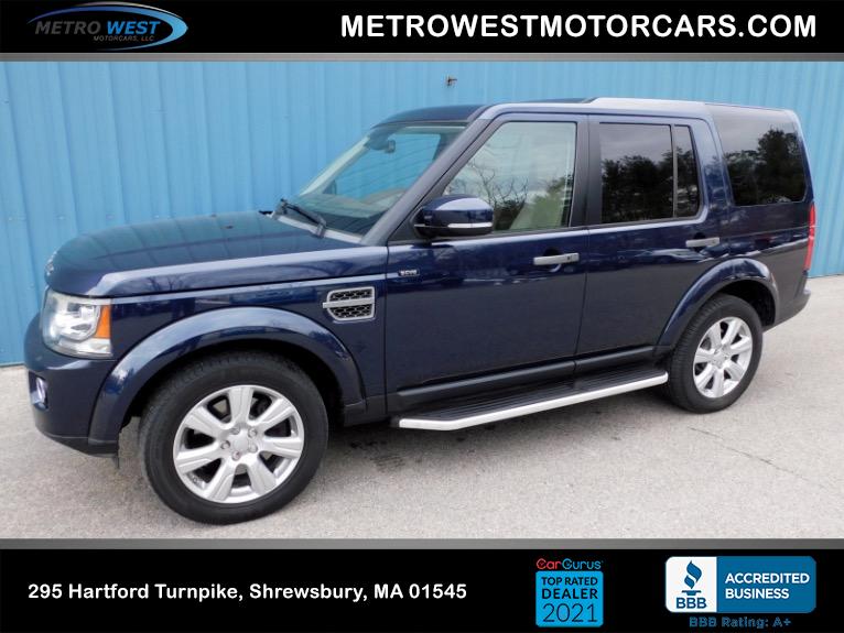 Used Used 2016 Land Rover Lr4 HSE for sale $21,800 at Metro West Motorcars LLC in Shrewsbury MA