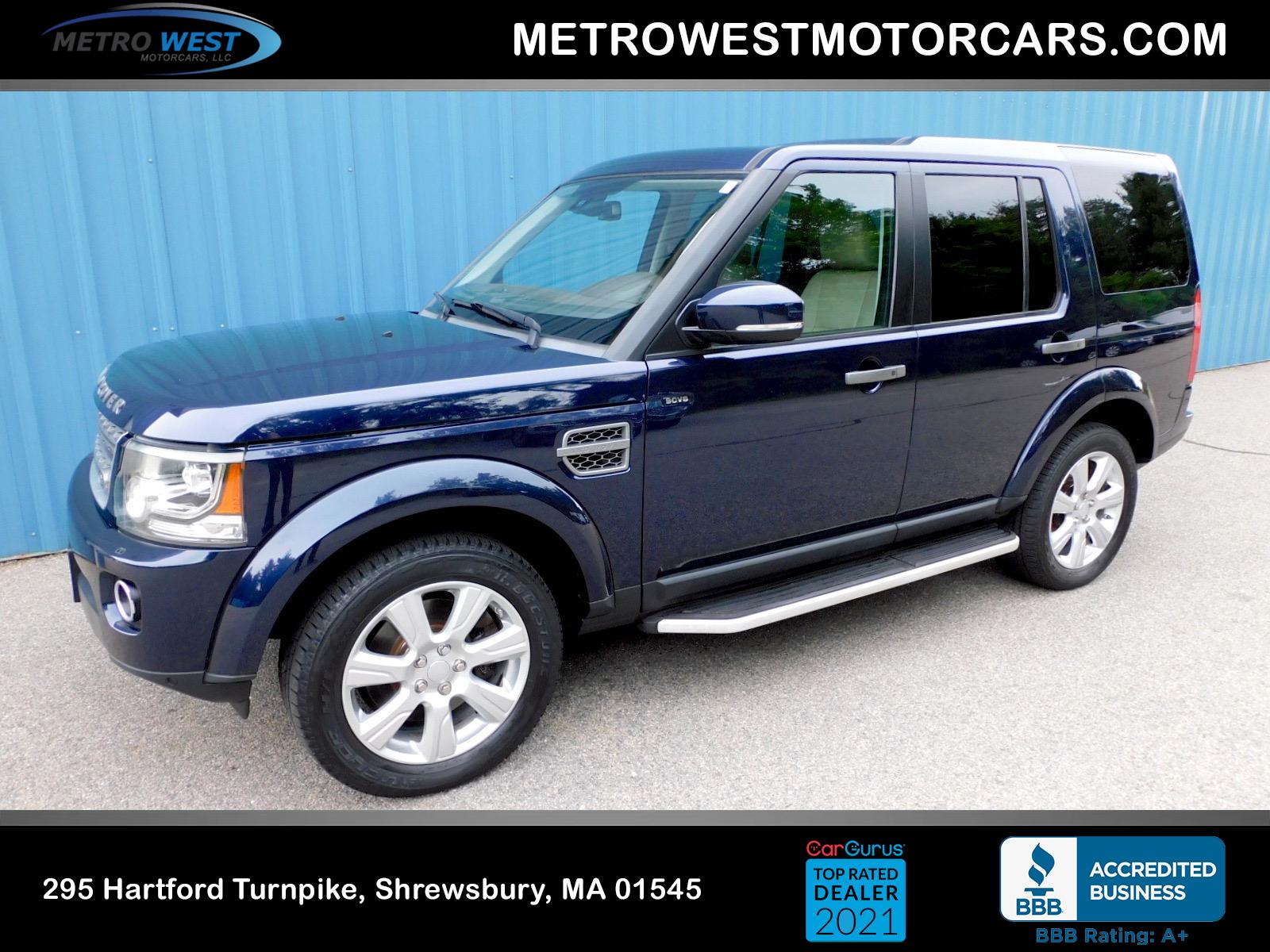 Used 2016 Land Rover Lr4 HSE Used 2016 Land Rover Lr4 HSE for sale  at Metro West Motorcars LLC in Shrewsbury MA 1