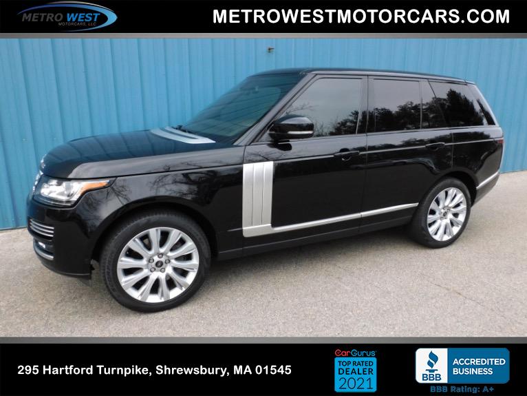 Used 2013 Land Rover Range Rover Supercharged Used 2013 Land Rover Range Rover Supercharged for sale at Metro West Motorcars LLC in Shrewsbury MA 1