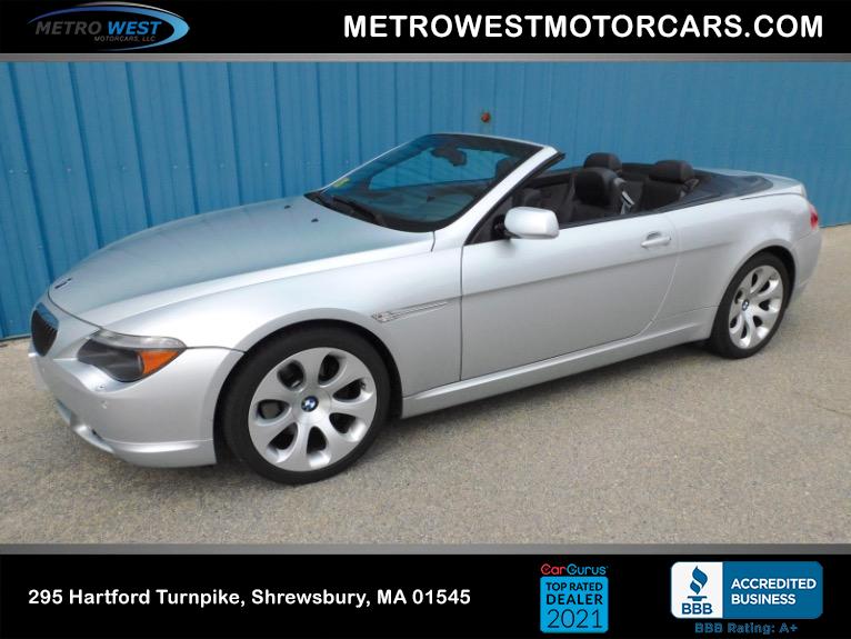 Used 2005 BMW 6 Series 645Ci Convertible Used 2005 BMW 6 Series 645Ci Convertible for sale  at Metro West Motorcars LLC in Shrewsbury MA 1
