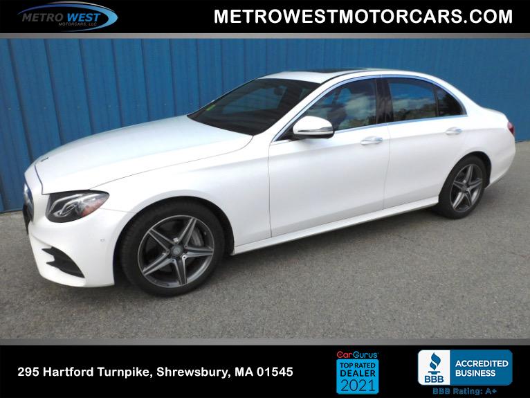 Used 2017 Mercedes-Benz E-class E 300 Sport 4MATIC Used 2017 Mercedes-Benz E-class E 300 Sport 4MATIC for sale at Metro West Motorcars LLC in Shrewsbury MA 1