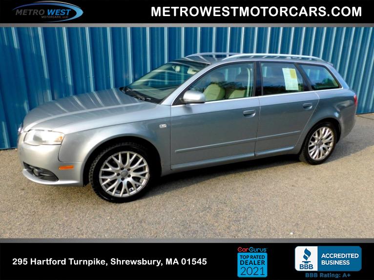 Used Used 2008 Audi A4 Wagon Manual 2.0T quattro for sale $9,900 at Metro West Motorcars LLC in Shrewsbury MA